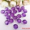 Transparente Acrylperlen 12MM für DIY-Vorhangschmuck - Farbiges Eckperlenmaterial aus Kunstkristall
