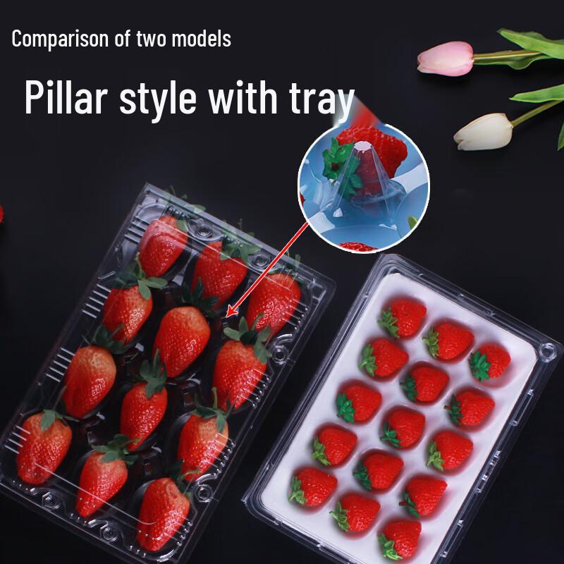 Sairkeyou Disposable Transparent Strawberry Packaging