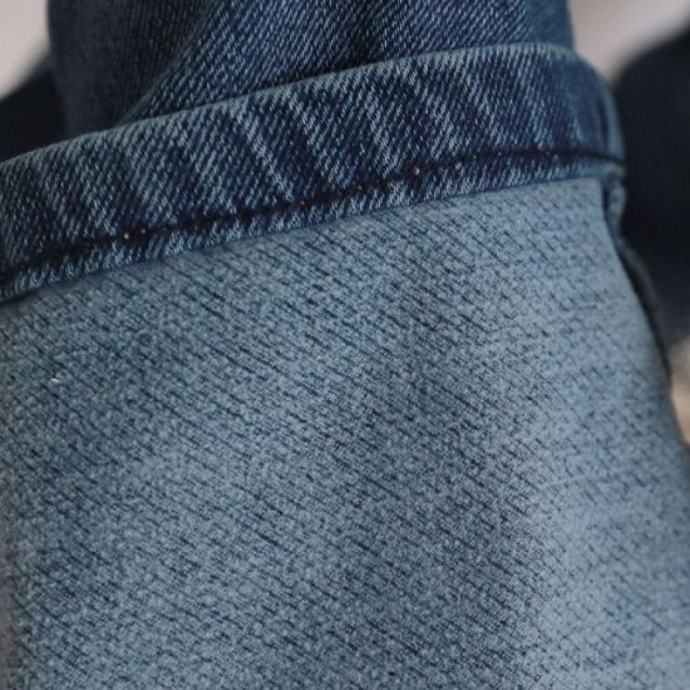 From Heart Women Side Straight Fleece Wide Jeans