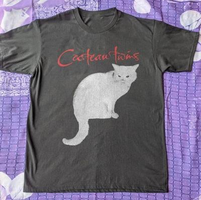 Sällsynt Cocteau Twins Band Girlanger Bomull Svart S till 5XL Unisex Skjorta SN445 Unisex T-shirt