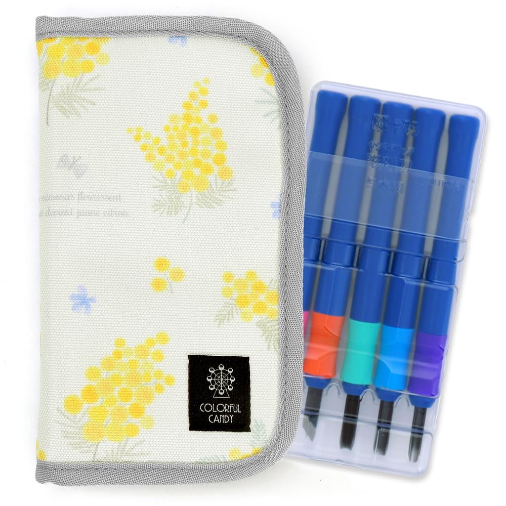 COLORFUL CANDY STYLE Sakura Grip Carving Tool Set Mimosa Fleur Direct from Japan