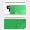 1 X 3m Green Photography Backdrop Set with 4 Clips Polyester Background Screen for Studio/Live Streaming
