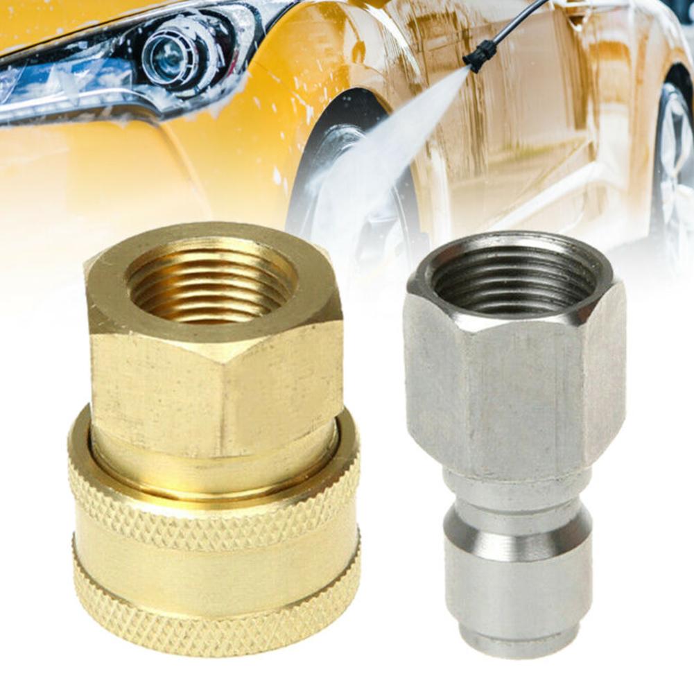 Foam Nozzle Water Hose Adapter Car Washer Connection Coupling Probe Quick Release Snow Foam Lance Garden Tools