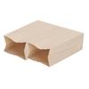 100 Pcs Kraft Paper Bag Food Grade Greaseproof Tear Resistant Disposable Brown Kraft Paper Grocery Bag 180x90x55mm