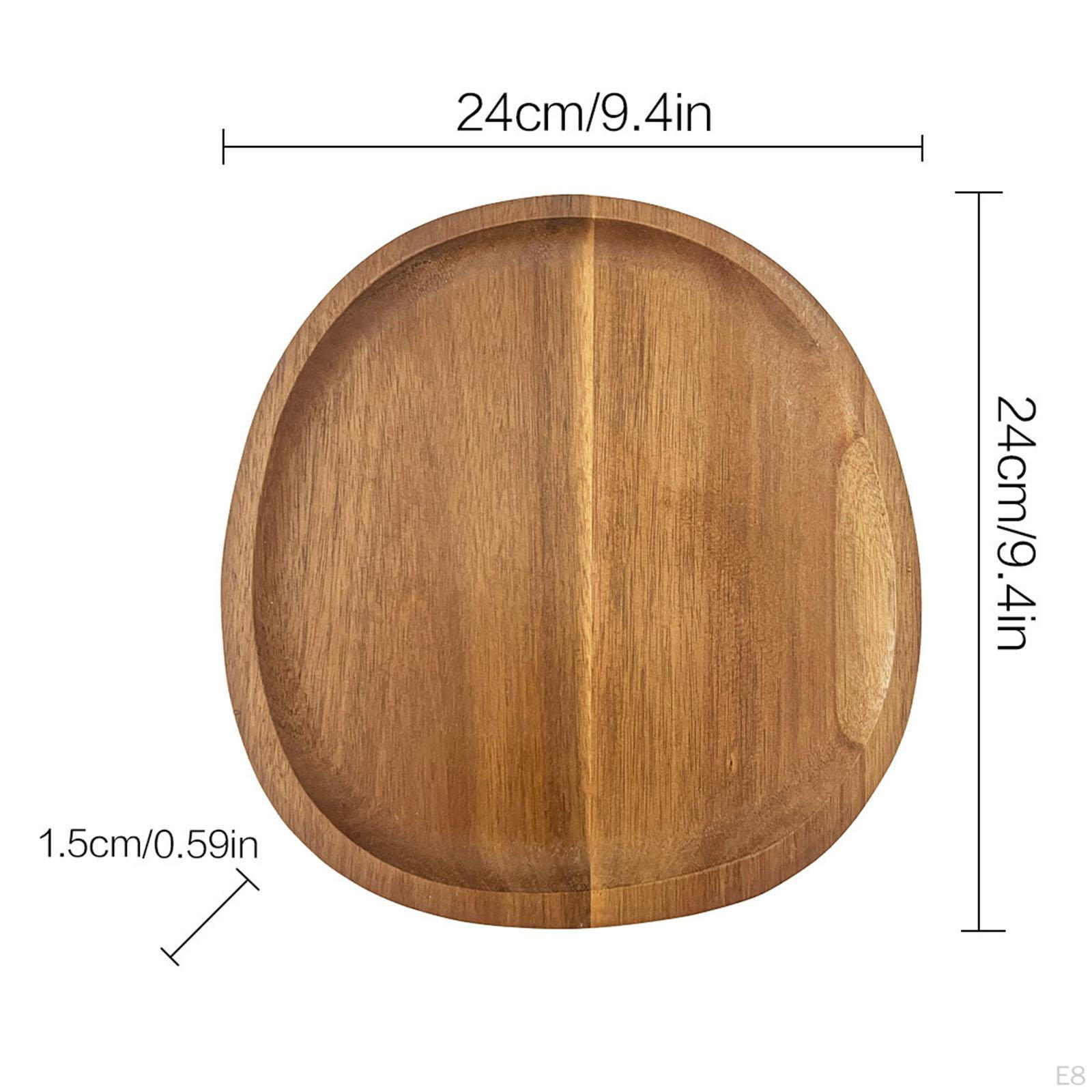 Элегантный деревянный поднос для стильной домашней трапезы 20cmx20cmx1.5cm — фото 10