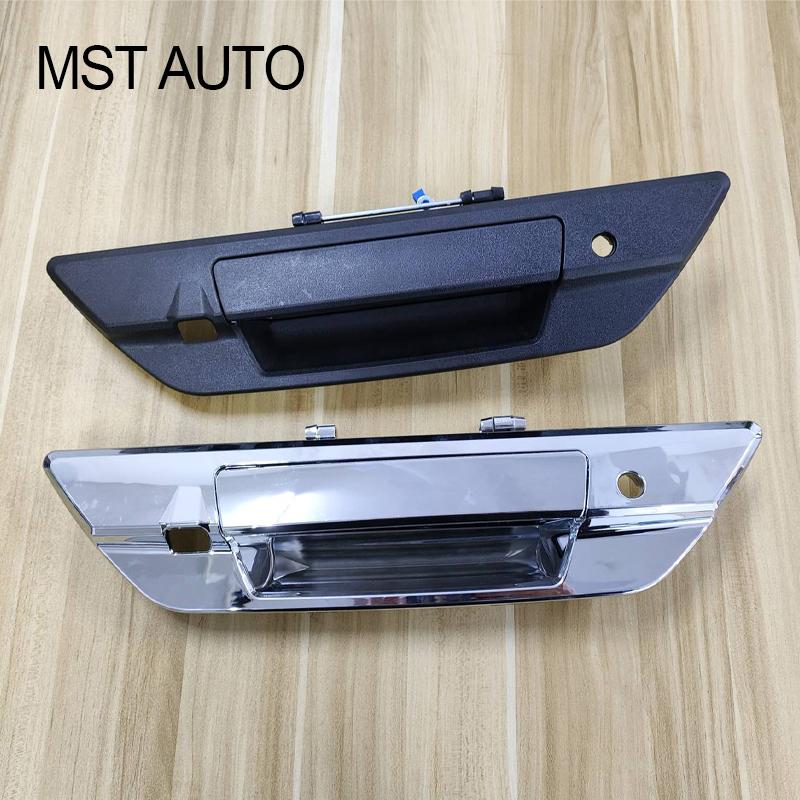 Tailgate Door Handle With Camera Key Holes Black Or Chrome 69090-0K110 For Toyota Hilux Revo 2015-2021 690900K120