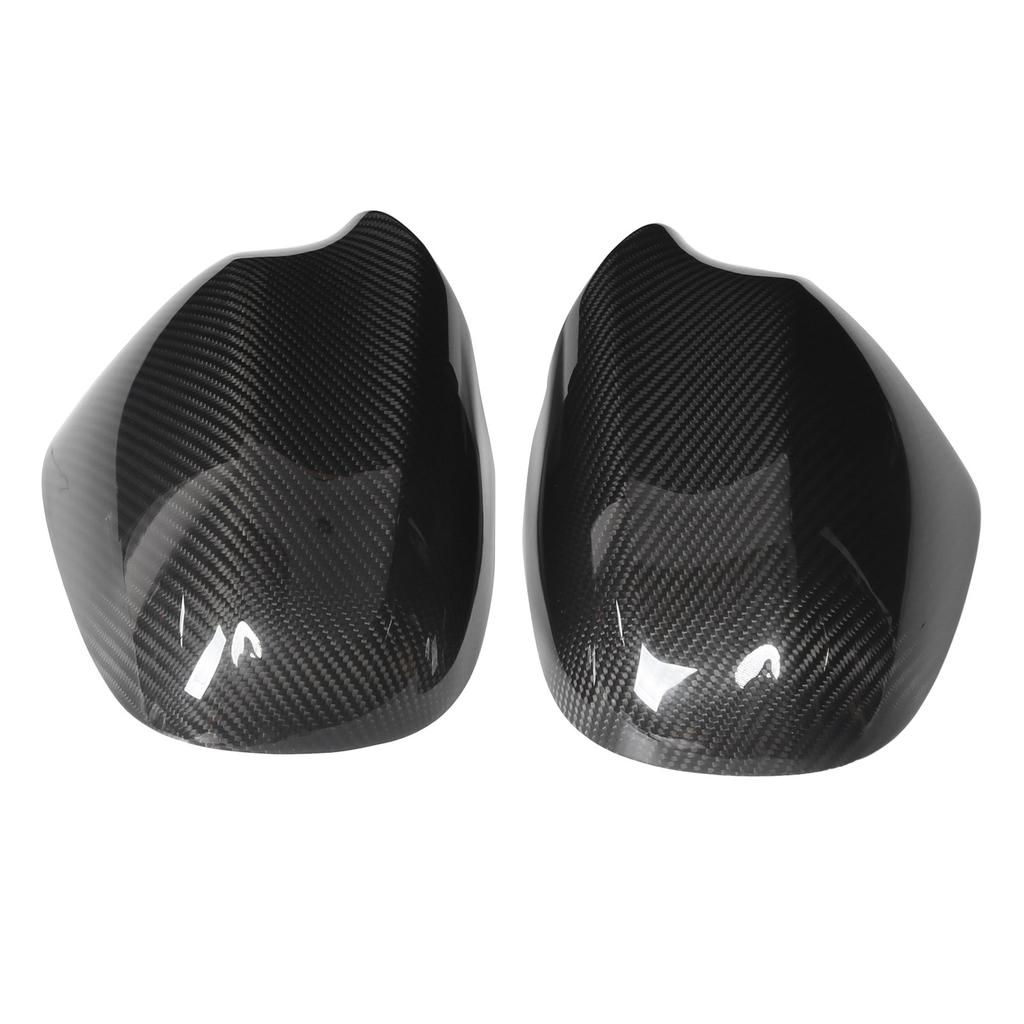 2 Stück Rückspiegelabdeckung Aufsatz Carbonfaser Kappe Ersatz für 3er E90 LCI 2009 2012