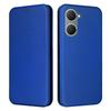 VIVO Y03/Y18 Carbon Fiber Multi-card Flip Phone Case
