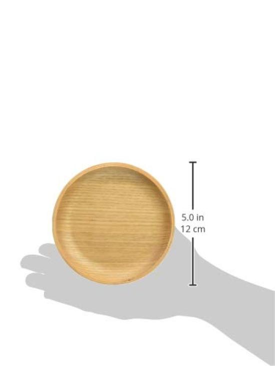 KINTO Non-Slip Coaster, 100mm, Willow Wood, for Trays, 45144