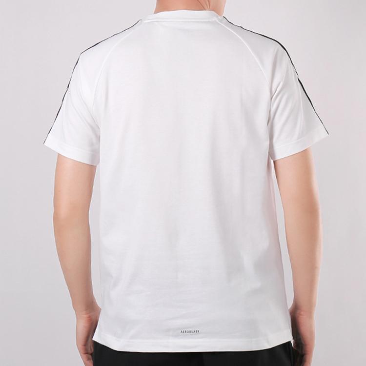 Adidas Breathable Short Sleeve T-Shirt Men Tops White GJ8902