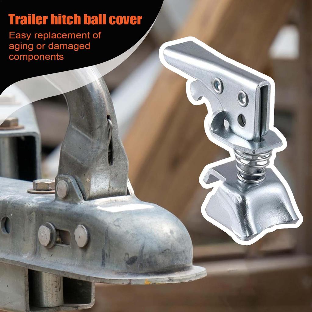 Trailer Coupler 2-Inch Heavy-Duty Replacement Cover Safe Coupler Latch For Daily Maintenance Outdoor Garage Automotive