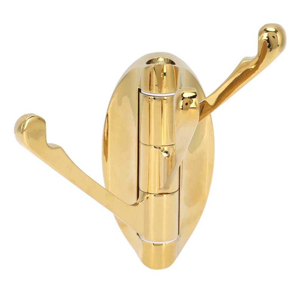 Clothes Hook Wall Mount 180 Degree Foldable Coat Hook Hanger for Home Bathroom Bedroom(ChromePlate )