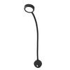 RV Reading Light with USB Port Flexible Gooseneck Bedside Wall Lamp for Boat Yacht 620‑625nm Red 3000‑320K Warm Light