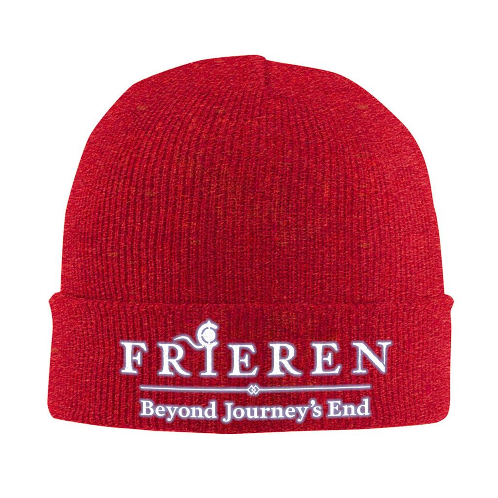 Frieren Beyond Journey's End Anime Strickmütze Beanies Herbst Winter Mützen Warme Acryl Sousou No Frieren Mützen für Männer Frauen
