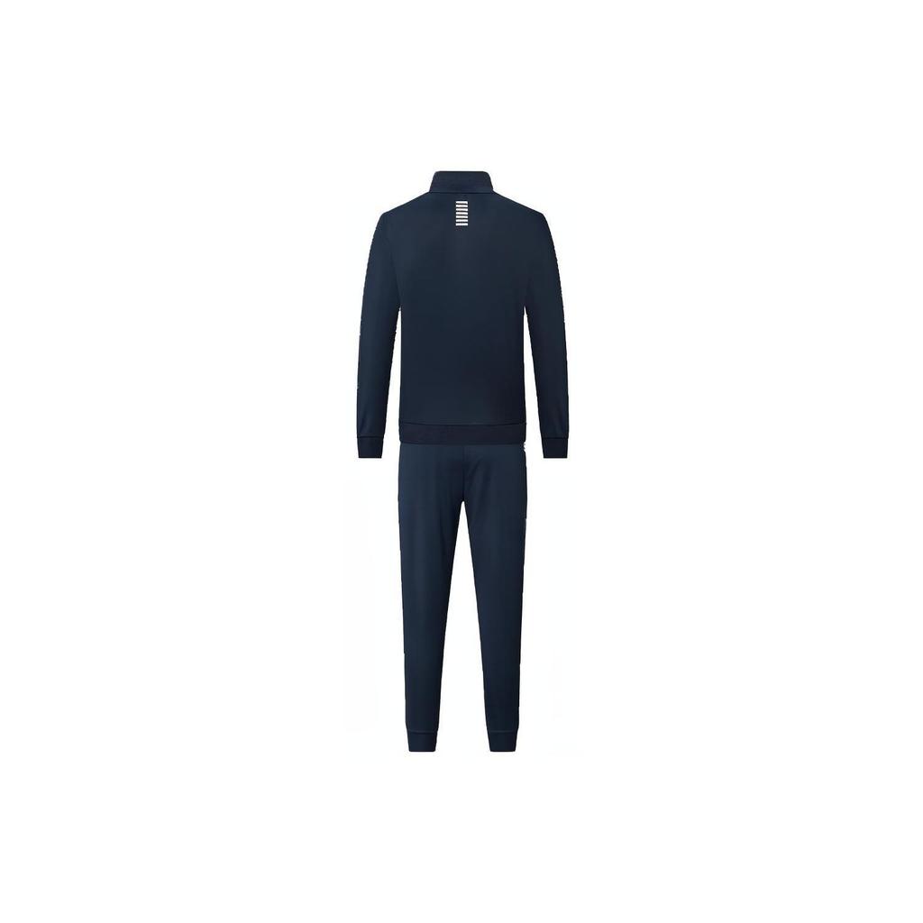 Emporio Armani EA7 Letter Logo Pattern Printed Casual Sports Suit Men Suit Navy-Blue 8NPV71PJ08Z1578
