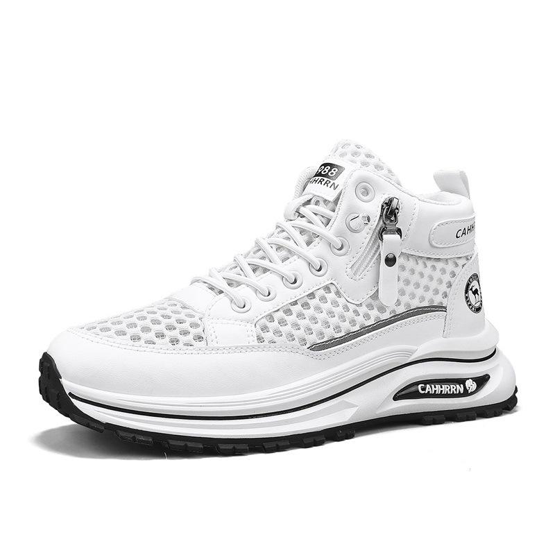 

Men s shoes summer breathable thin mesh casual sports shoes new foot cover high-top mesh shoes men s hollow trendy shoes 39