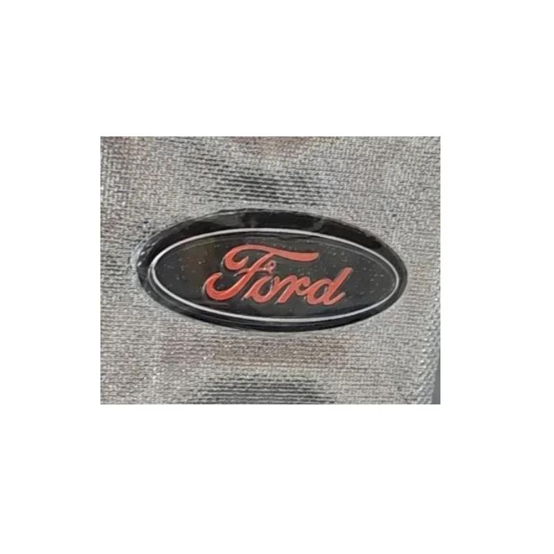 58x22mm Alloy Auto Steering Wheel Emblem Sticker for Ford Fusion Ranger Ecosport Fiesta Kuga Edge Focus Mk4 Mondeo Escape ST GT