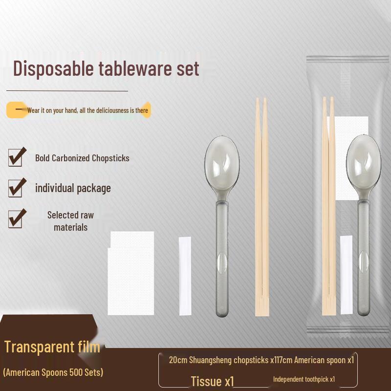 

Homeglen Disposable Takeout Cutlery Sets