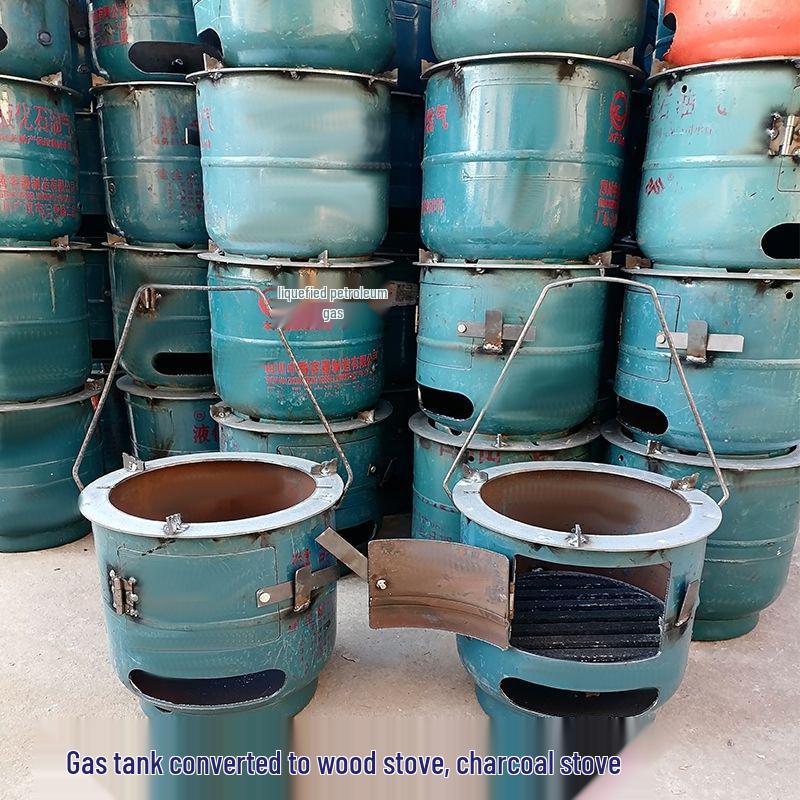 

Багатофункціональна вулична дров яна піч для кип ятіння, смаження та обігріву 35 Portable Stove