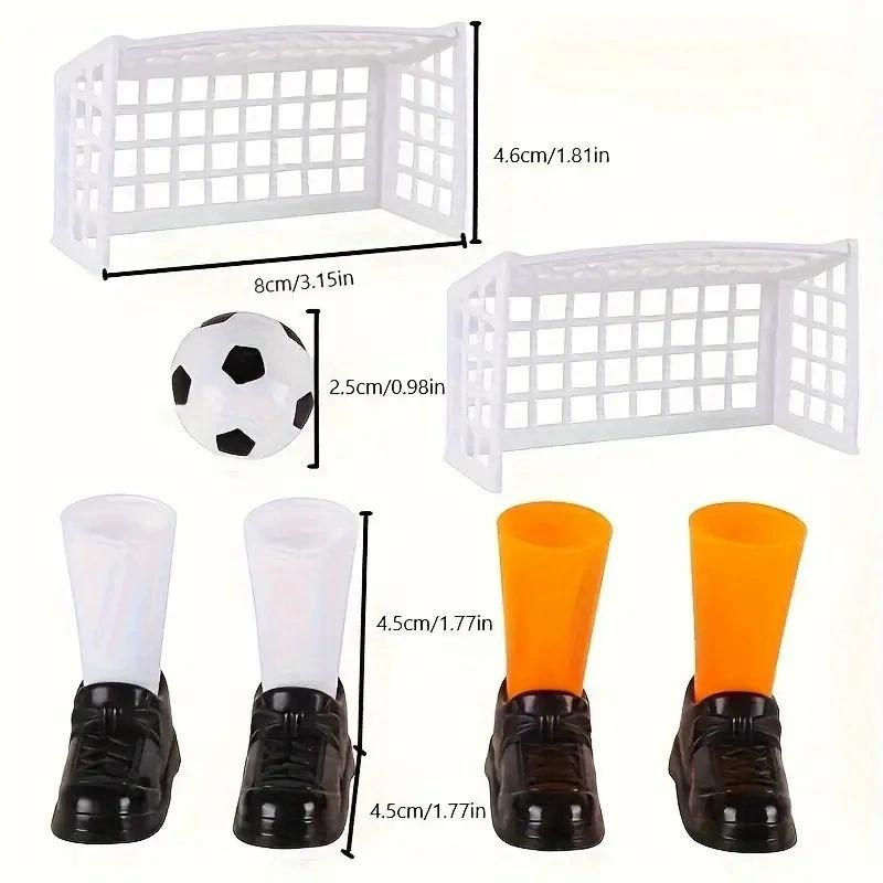 Finger Football Game Sets with Two Goals Funny Family Party Finger Soccer Match Toy for Fans Club Party Gifts for Kid Table Game