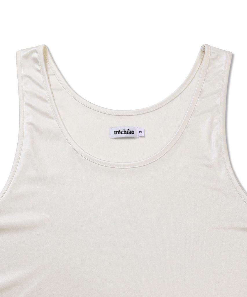 Michikoleondeonkosino Silky Jersey Sleeveless Ivory
