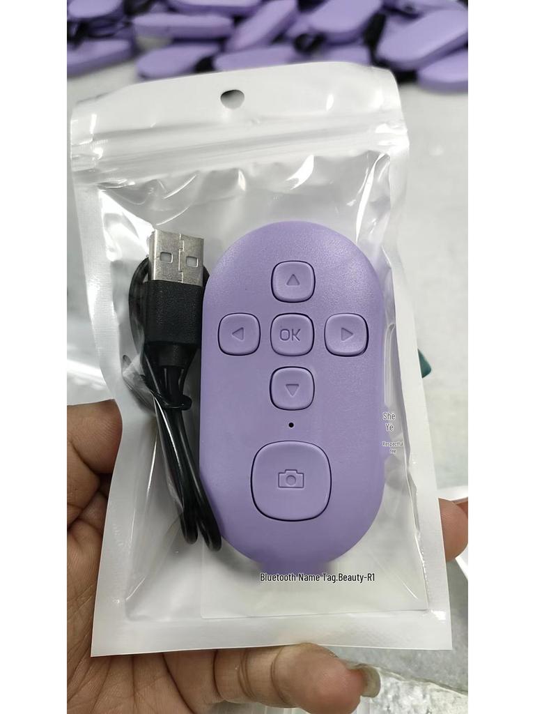 Universal Bluetooth Selfie Remote: Rechargeable Smart Controller Stick