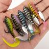 Soft Fake Fish With Spinning Spoon Fish Fake Fish Herring Shaker Artificial Silicone Fake Fish Bass Fake Fish