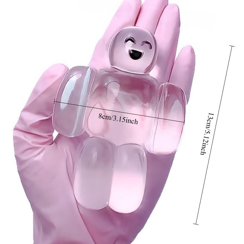 Mačkací průhledný želé robot mačkací hračka roztomilý super měkký pomalý odskok vodový pocit kreslená hračka Kawaii hračka na zmírnění stresu dárek