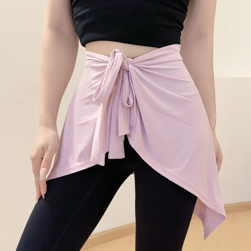 

Multifunctional Ice Silk Tie Shawl Portable Running Butt Curtain Athletic Workout фиолетовый