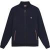 2023 Autumn New Business Casual Baseball Collar Knitted Long Sleeve Jacket Men Jacket Legendary-Blue F11M331501FNV