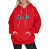 Women's Fashion Long-Sleeve Pullover Hoodie with Fun Movie-Inspired Prints