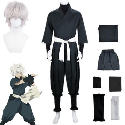Jigoku Raku Gabimaru Cosplay Kostüm Schwarz Mantel Hosen Uniform Mann Anzug Hell's Paradise Ninja Halloween Karneval Kleidung Anime