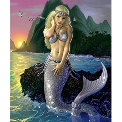 Volle 5D Diy Diamant Malerei Cartoon Meerjungfrau Mosaik Stickerei Kreuz Stich Home Decor Handgemachtes Geschenk