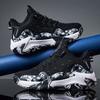 Men's Summer High-Top Knit Mesh Camo Basketball Sports Shoes, Trendy Footwear For Youth.
