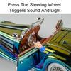 1:24 500K 300SL Miniature Model Vintage Car Alloy Diecast Sound Light Door Opened Shock Absorption Electroplate Vehicle for Kids