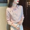 Embroidery Women Spring Summer Blouses Shirts Lady Casual Long Sleeve Turn-down Collar Solid Color Blusas Tops