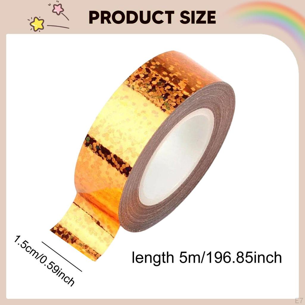 Gymnastics Hoop Tape Decorative 0.59 Inchx 5 M/ 16.4 ft Easy Application Thick 1.5 cm x M