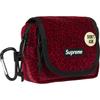 Supreme Velvet Mini Pouch Red Leopard