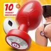 10 Režimů Pánský Anální Vibrátor Klitorální Plug Bezdrátové Dálkové Ovládání Silikonový Anální Plug Ženské Vibrační Sexuální Hračky pro Dospělé 18 Hračky a Hry