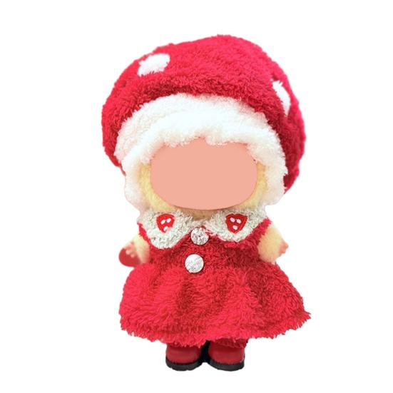 

Doll Clothes Set for 17cm Doll Easy Wear And Replace Baby Clothes Creative Doll Outfit for Doll Lover G