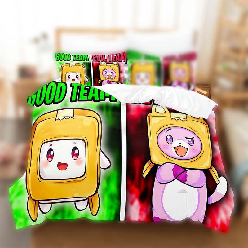 Lankybox Bedding Set Featuring Soft Polyester Material For Comfortable Sleep Experience