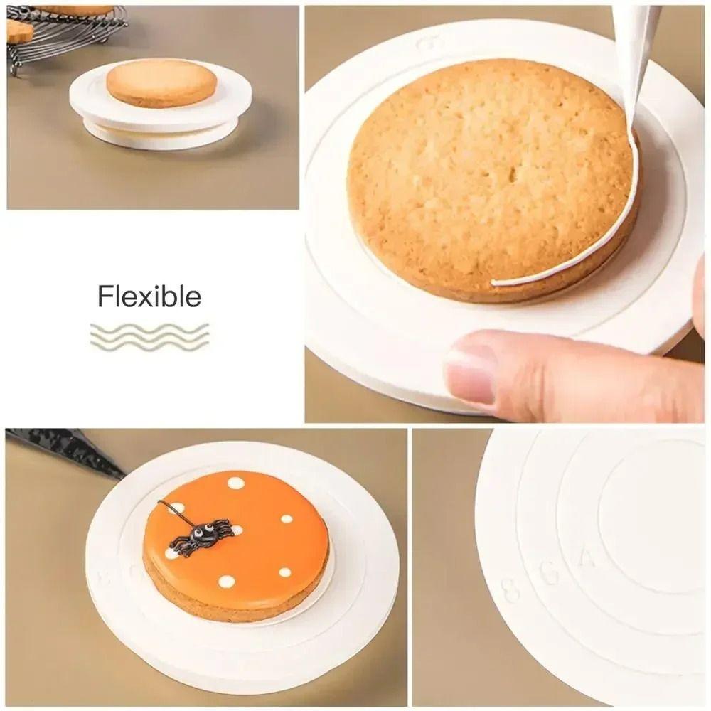 Plastic Cake Turntable Mini Cookie Stand Baking Tool Cake Turntable Stand  Home
