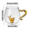 Christmas Tree Deer Coffee Mug 400ml Christmas Series Snowman Glass Cup Kids Water Tea Cup Wine Glass Milk Glass Party Decor