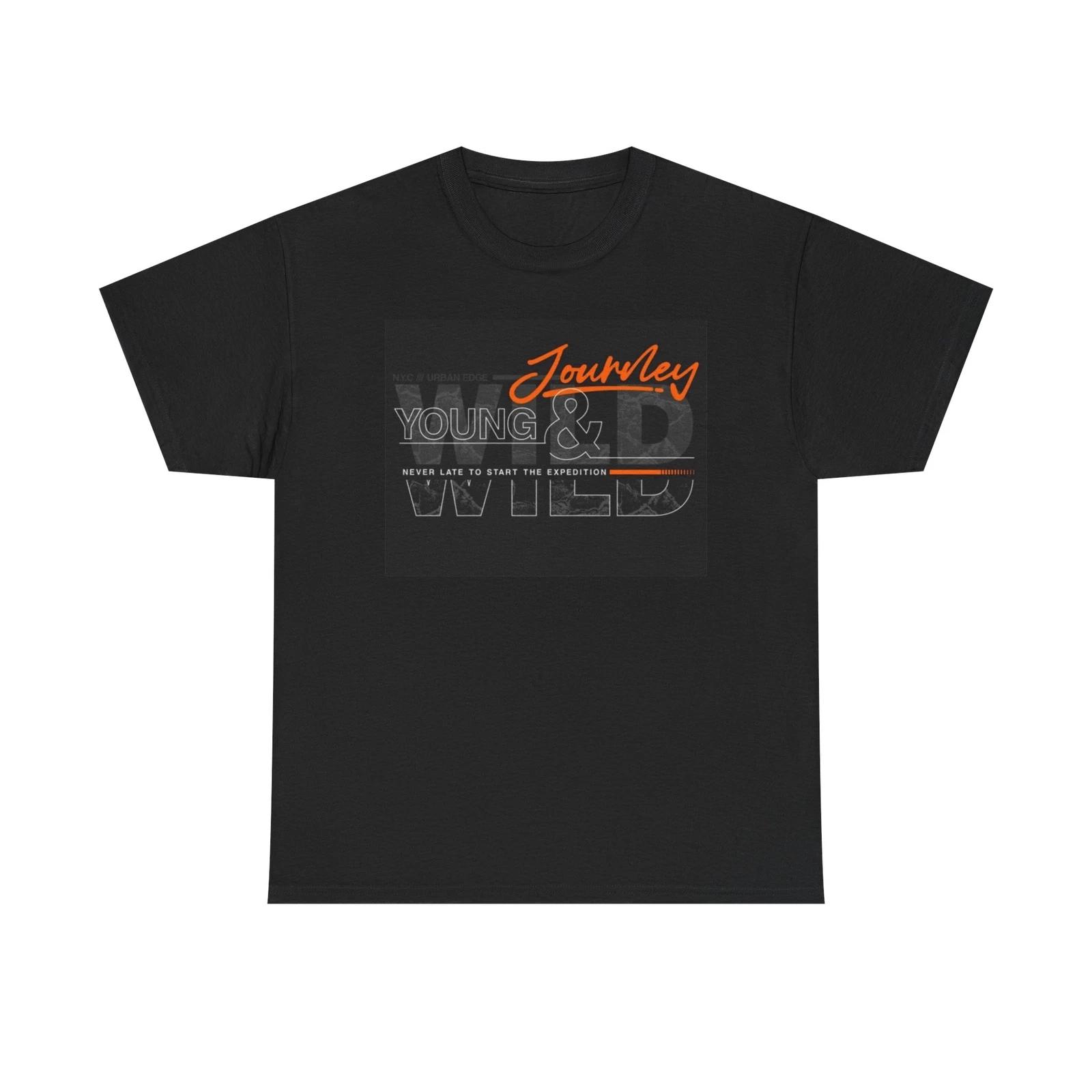 Men s and Women s T-shirts Journey Young And Wild Graphic XXL