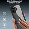 For iPhone 17 Case Acrylic+TPU Clear Phone Cover with PET Screen Film