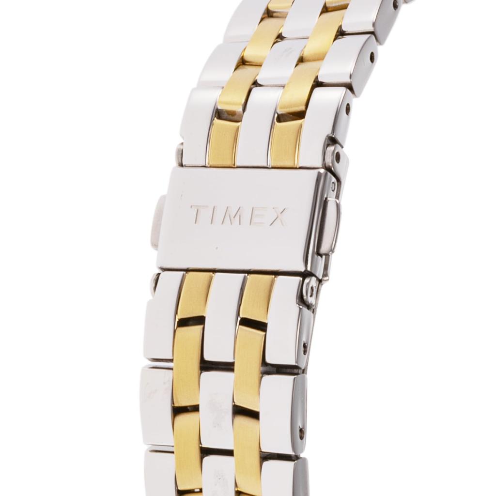 TIMEX Trend Watch, Quartz Movement, Water Resistant, Mineral Glass, Silver/Gold Dial, Unisex, TW2W17900 [Authentic]