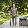 UV Protect Long Handle Walking Stick Umbrella