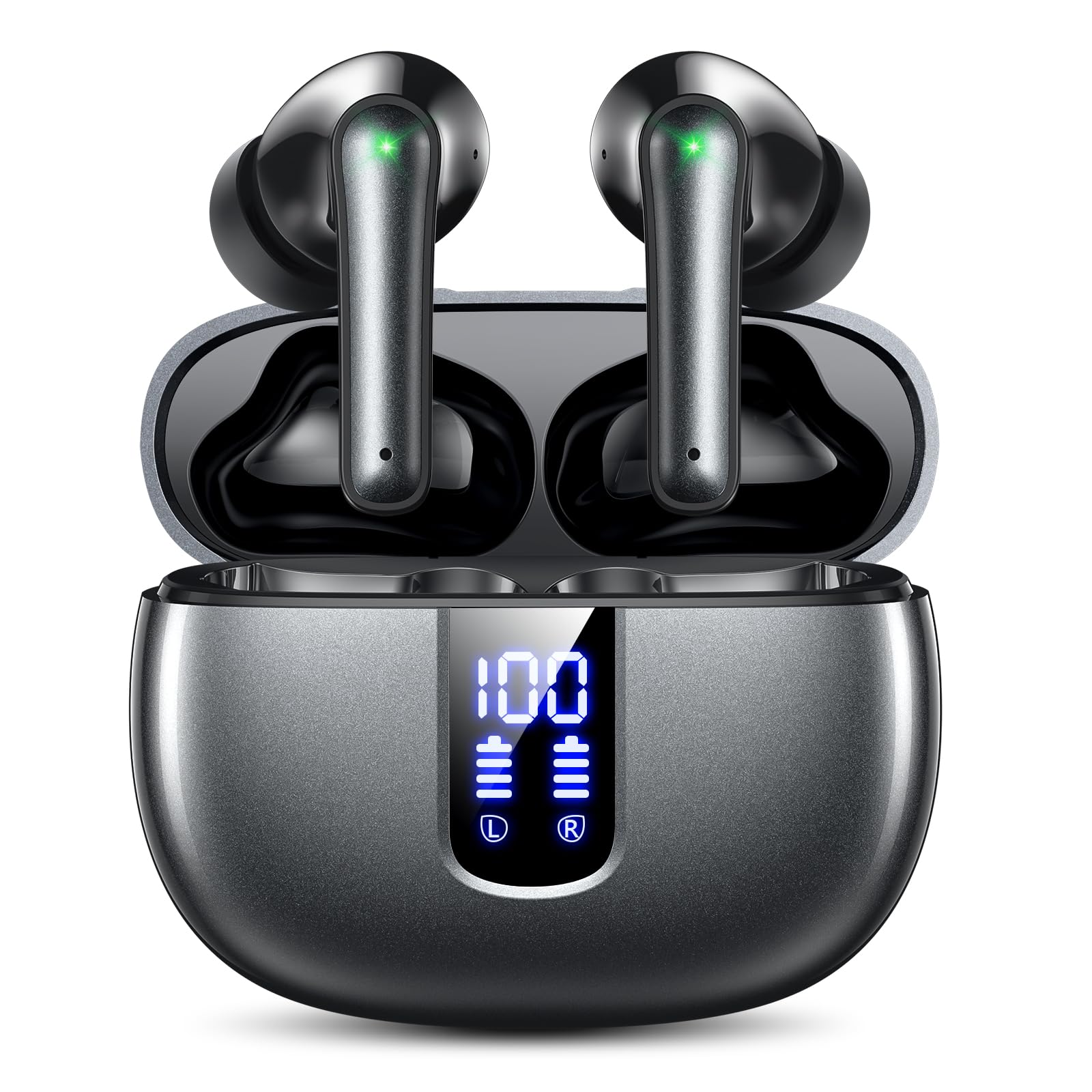 

Eynew Bluetooth Wireless Earbuds Acoustic Technology in Bluetooth 48 Hours of Automatic Fast Noise LED Touch Comfortable Perfect for and School [2025