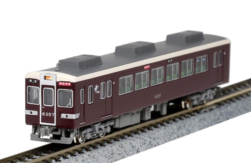 KATO N gauge Hankyu 6300 series with small window 8-car set 10-1436 Railway model train