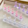 1Pcs Acrylic Nail Stand Tips Holders Chess Shaped Fingernail Diy Magnetic Training Practice Display Manicure Nail Tool For Salon